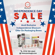 Avail Exclusive Independence Discount Of 40% On Packaging Boxes